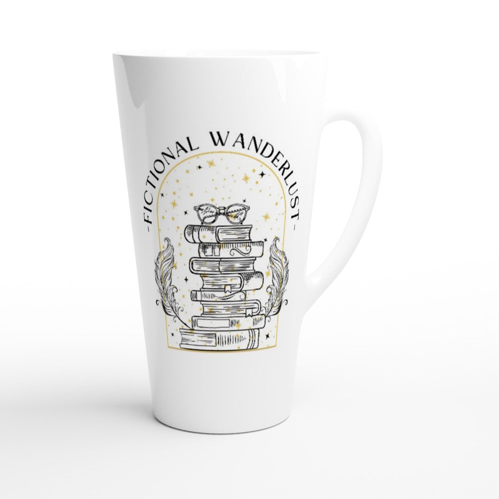 Bookish Fictional Wanderlust Cup Merch ACOTAR FBAA Crescent City Booktok White 17oz Ceramic Mug