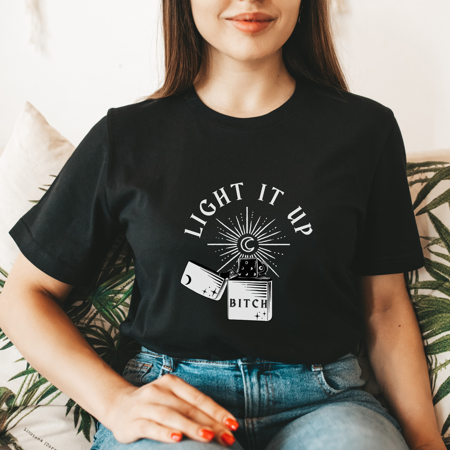HOEAB Light It Up Danika Bryce Crescent City Dark TShirt HOSAB SJM Licensed BookTok Classic Unisex Crewneck T-shirt