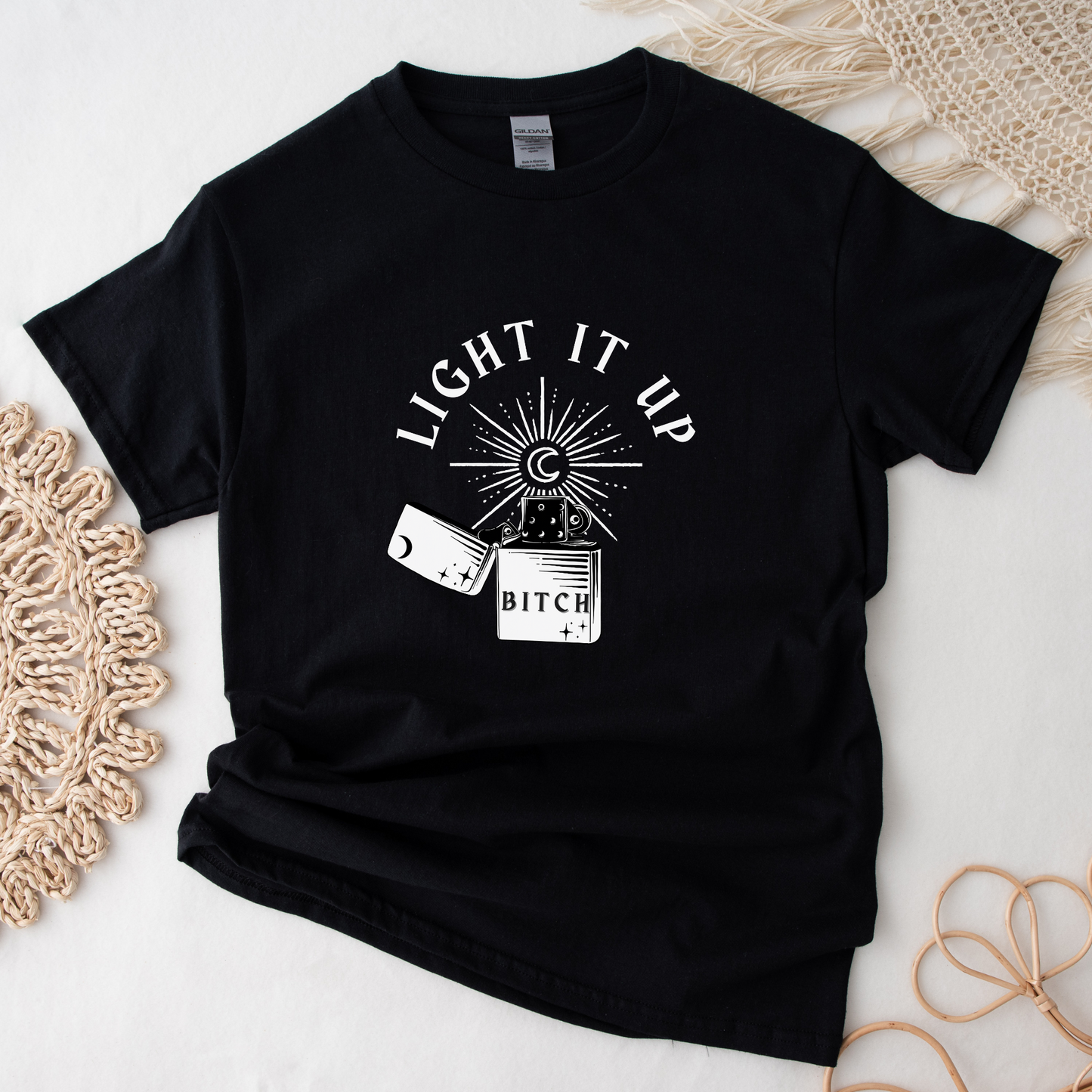 HOEAB Light It Up Danika Bryce Crescent City Dark TShirt HOSAB SJM Licensed BookTok Classic Unisex Crewneck T-shirt
