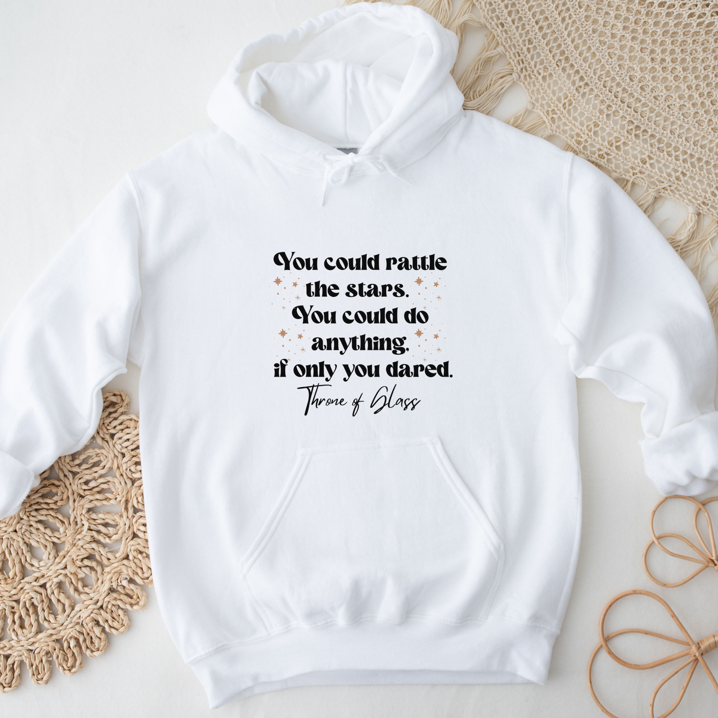 TOG You Could Rattle The Stars - Throne Of Glass - Celaena Sardothien Aelin Galathynius SJM Licensed Merch Classic Unisex Pullover Hoodie