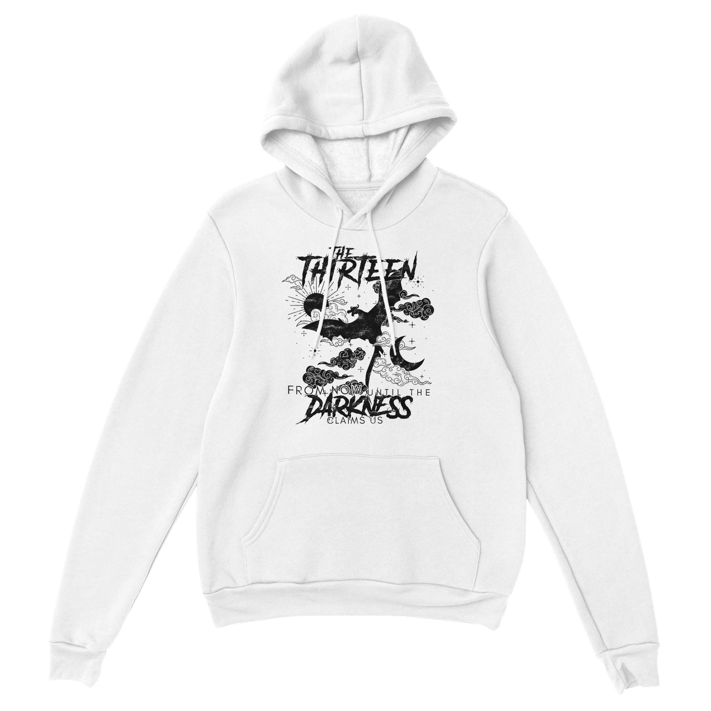 TOG The Thirteen - From Now Until The Darkness Claims Us - Manon Blackbeak Iron Teeth Clan SJM Licensed White Classic Unisex Pullover Hoodie