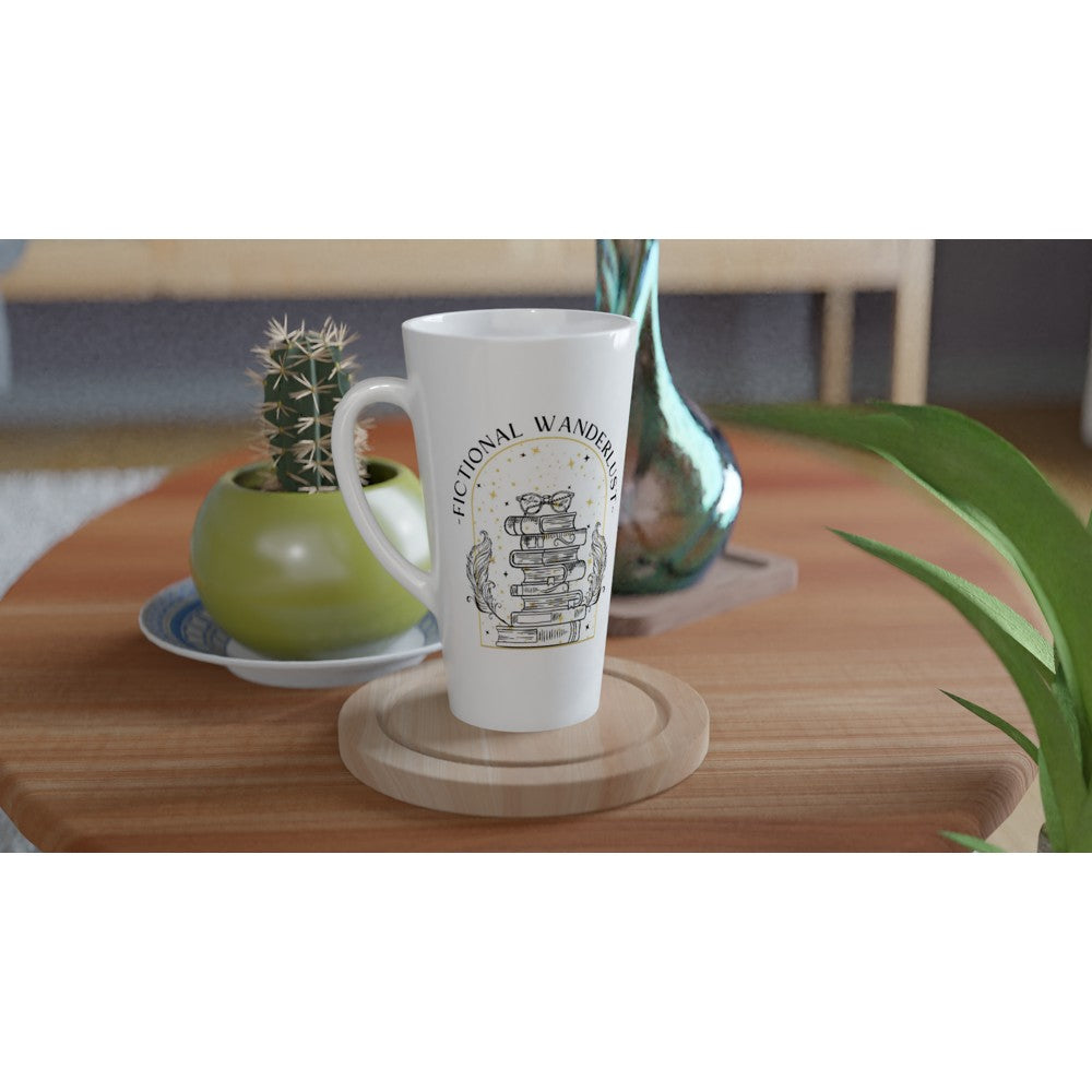 Bookish Fictional Wanderlust Cup Merch ACOTAR FBAA Crescent City Booktok White 17oz Ceramic Mug