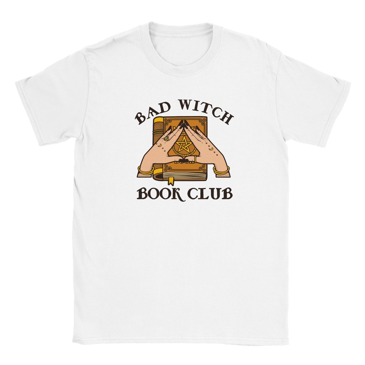Bad Witch Book Club Halloween Fall Autumn Shirt Bookish Merch Book Lover Gifts Light Classic Unisex Crewneck T-shirt