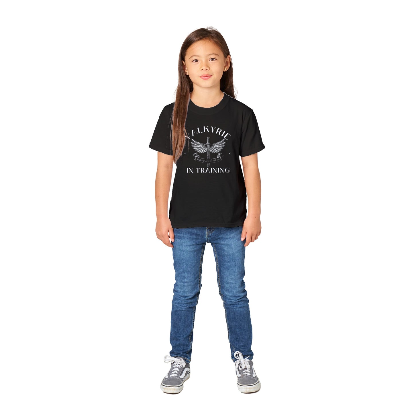 ACOTAR KID's Mini Valkyrie In Training Nesta Night Court T-Shirt Gift Sarah J Maas Tee Classic Kids Crewneck T-shirt