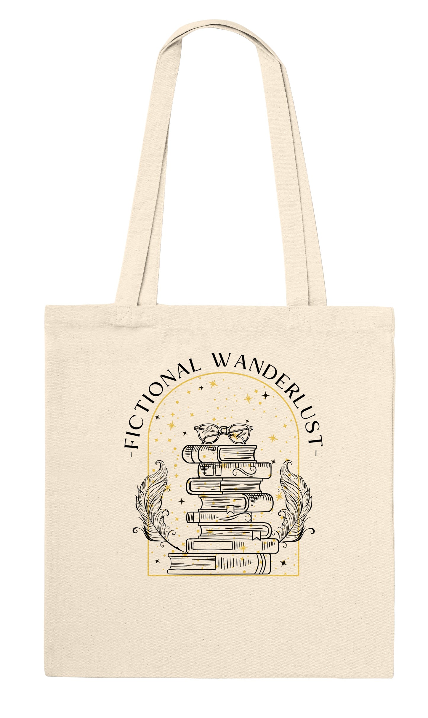 BOOKISH Tote Bag ACOTAR Crescent City Inspired Sarah J Maas Cotton Eco Friendly Compostable Active