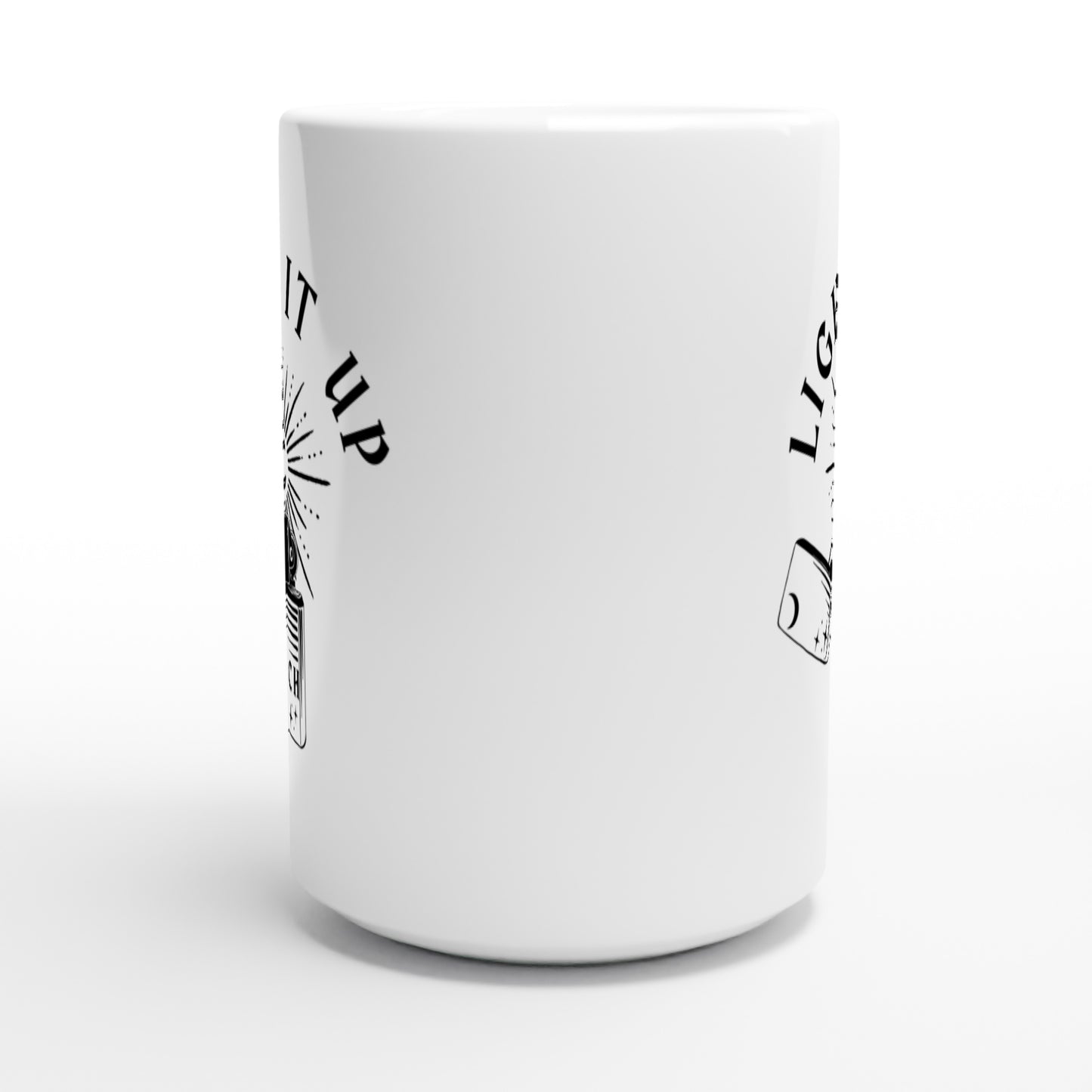 HOEAB Light It Up Crescent City Mug Bryce Danika Hunt Ruhn Bookish Booktok White 15oz Ceramic Cup ACOTAR FBBA