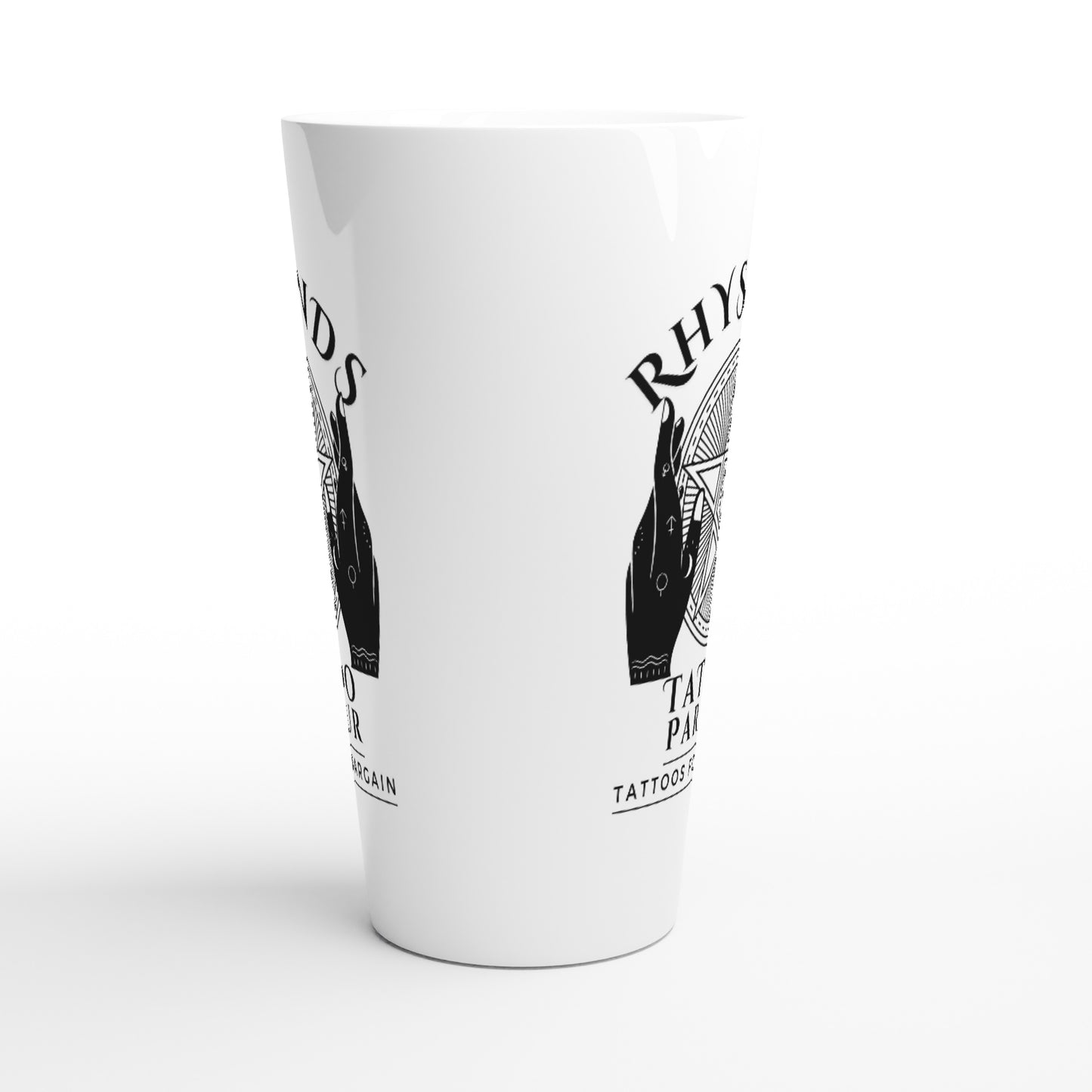 ACOTAR Rhysands Tattoo Parlour Mug Cup Sarah J Maas Court of Thorns & Roses Night Court Rhysand Feyre Booktok White Latte 17oz Ceramic