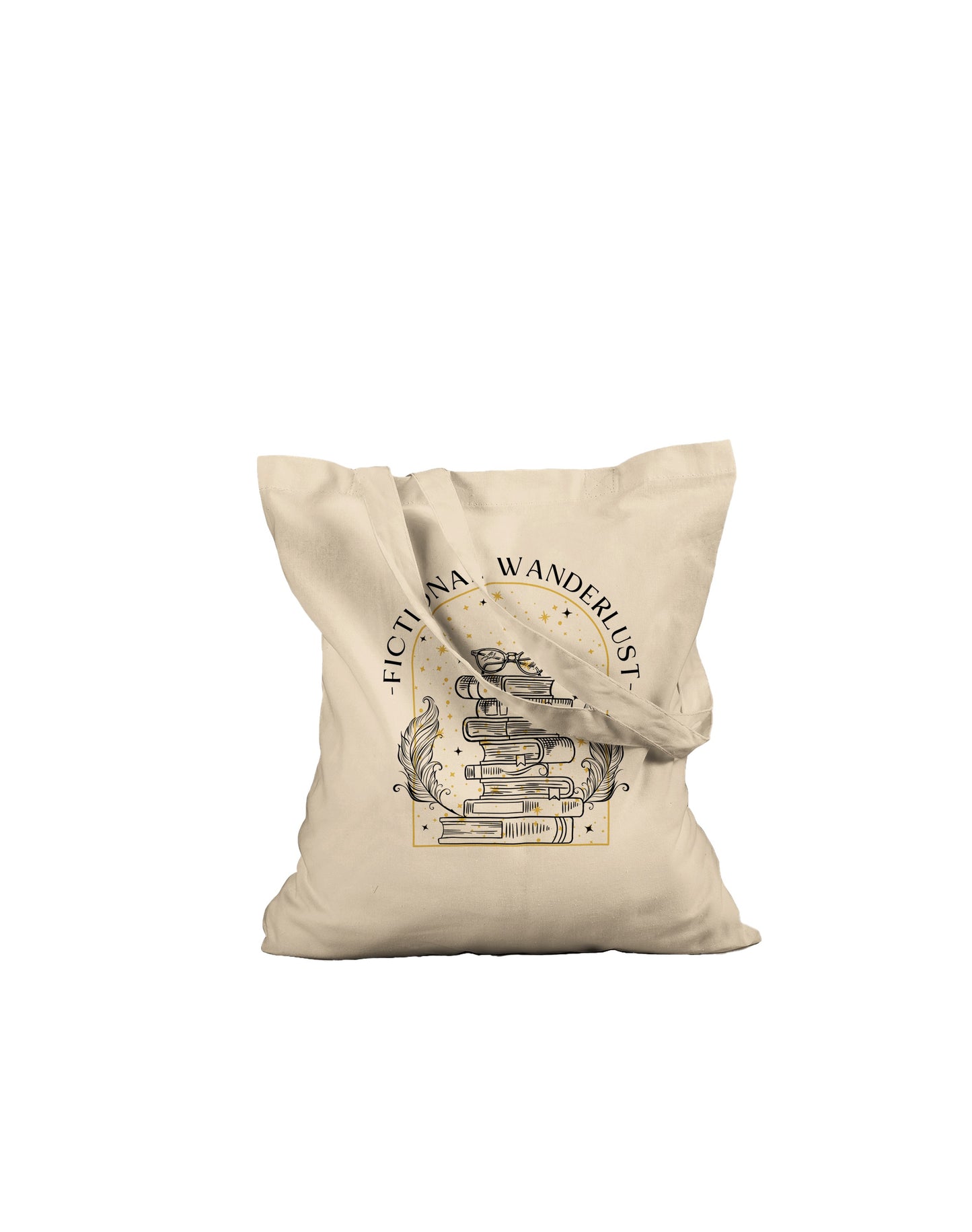 BOOKISH Tote Bag ACOTAR Crescent City Inspired Sarah J Maas Cotton Eco Friendly Compostable Active