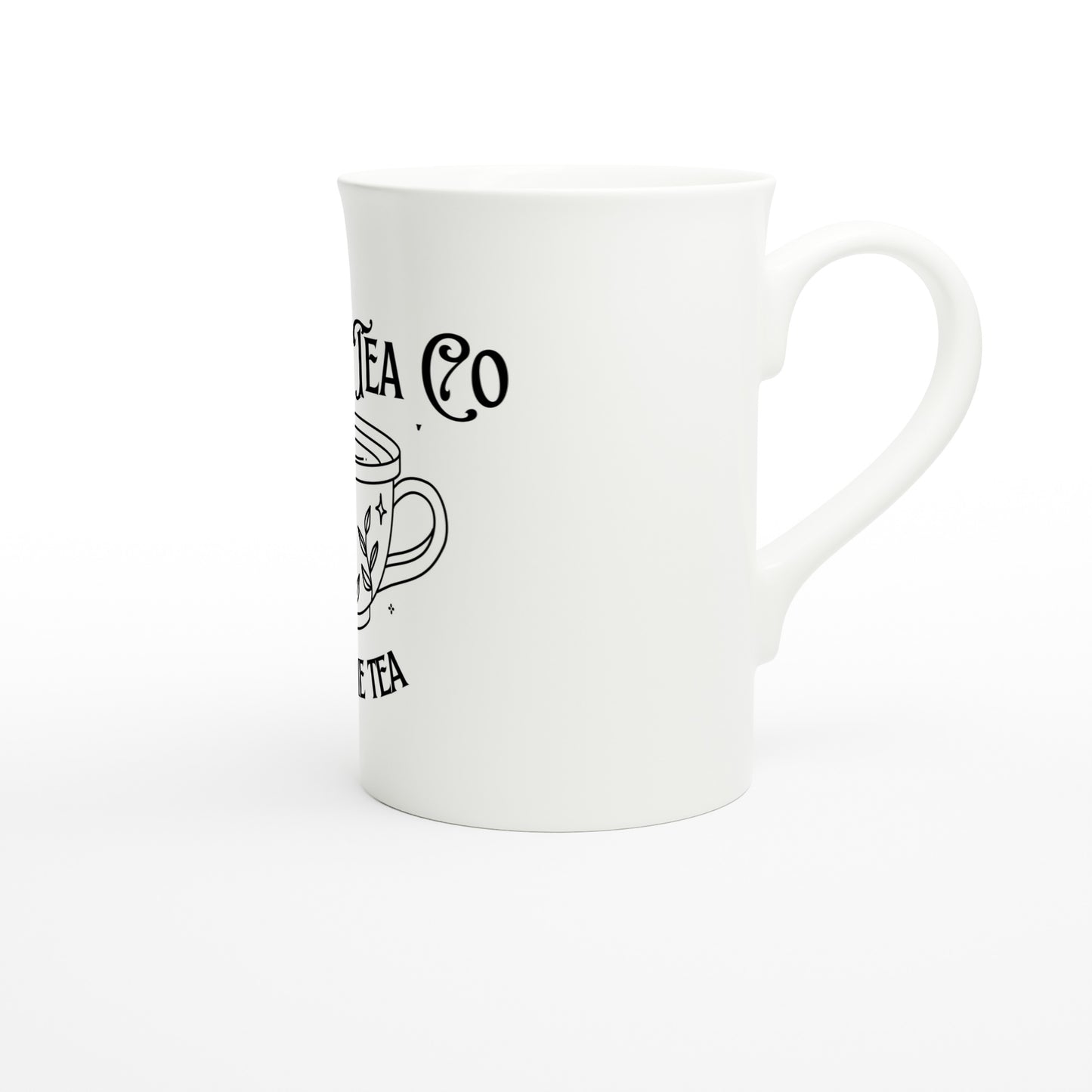 ACOTAR Suriel Spill the Tea Cup Mug Hand Drawn, Bookish BOOKTOK, Rhysand, Velaris, Night Court White 10oz Porcelain Slim Mug