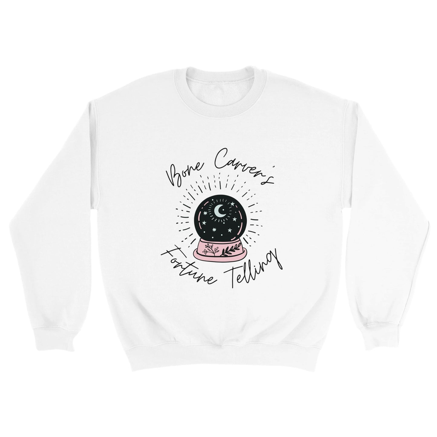 ACOTAR Bone Carver Fortune Telling Jumper Court of Thorns and Roses Wings and Ruin Booktok Sweatshirt Rhysand Feyre White Unisex Crewneck