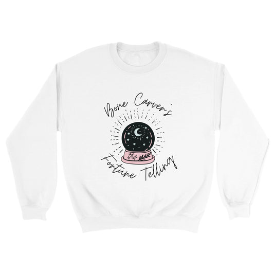 ACOTAR Bone Carver Fortune Telling Jumper Court of Thorns and Roses Wings and Ruin Booktok Sweatshirt Rhysand Feyre White Unisex Crewneck