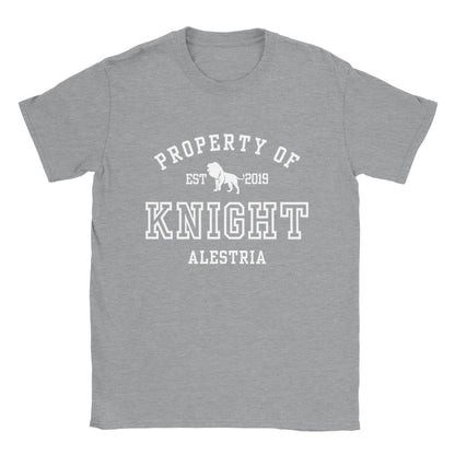 Ruthless Boys Property Of Leon Knight Collegiate T-shirt Zodiac Academy Merch Classic Unisex Crewneck Tshirt