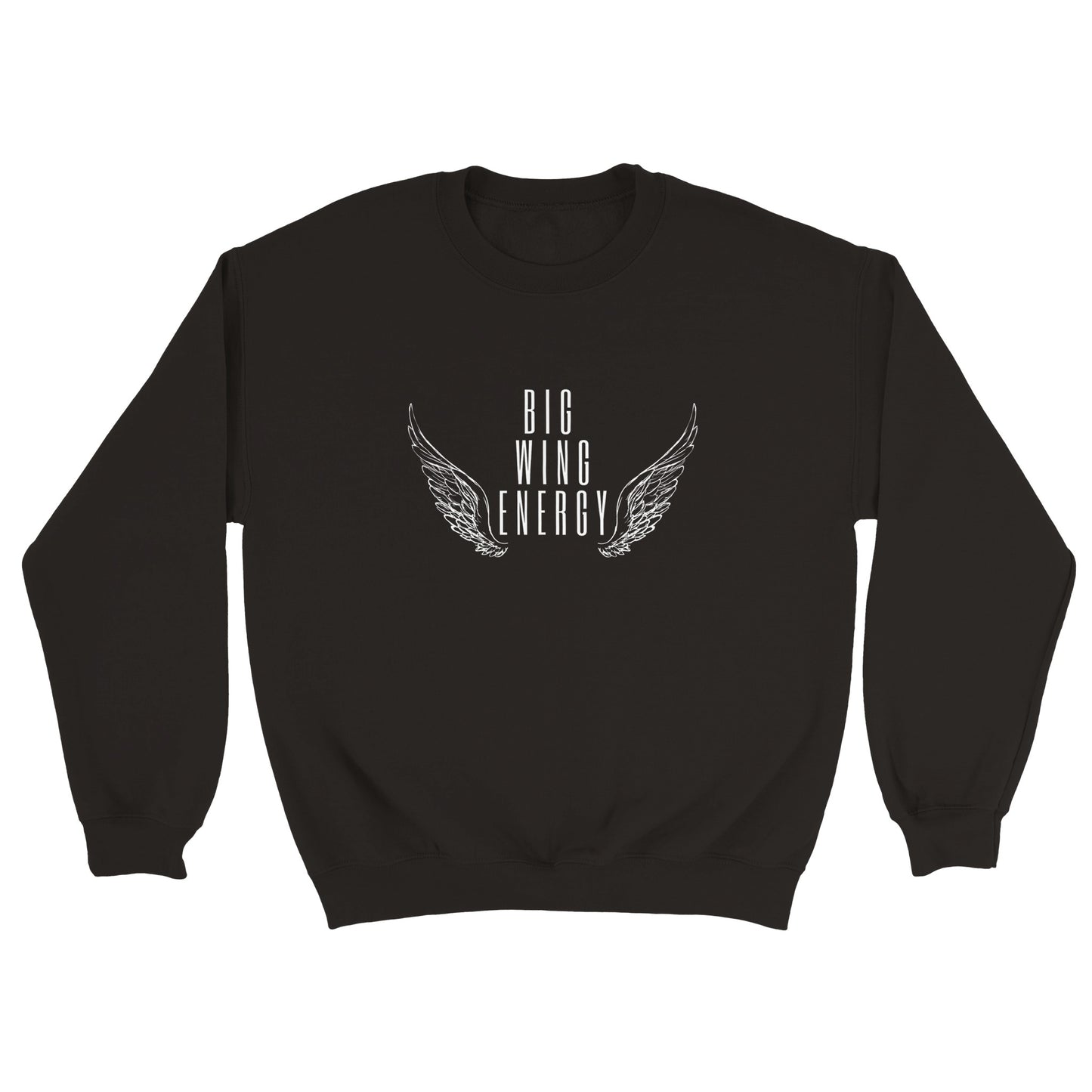 ACOTAR Big Wing Energy Velaris Rhysand Feyre Sweatshirt White Print Unisex Crewneck Bookish BOOKTOK Sweater, Velaris, Night Court