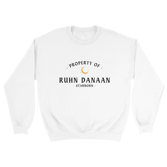 HOEAB Ruhn Danaan Crescent City White Sweatshirt HOSAB Sarah J Maas Licensed Jumper Oversized Crewneck Sweater Bookish Booktok Merch