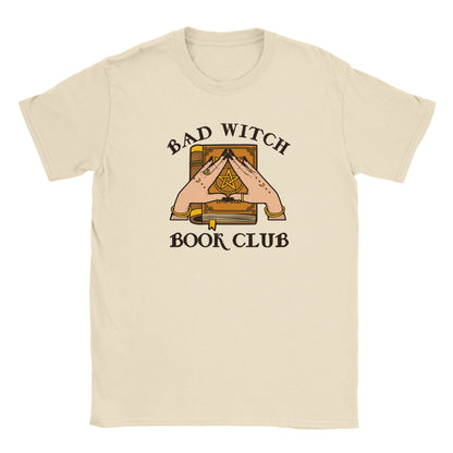 Bad Witch Book Club Halloween Fall Autumn Shirt Bookish Merch Book Lover Gifts Light Classic Unisex Crewneck T-shirt