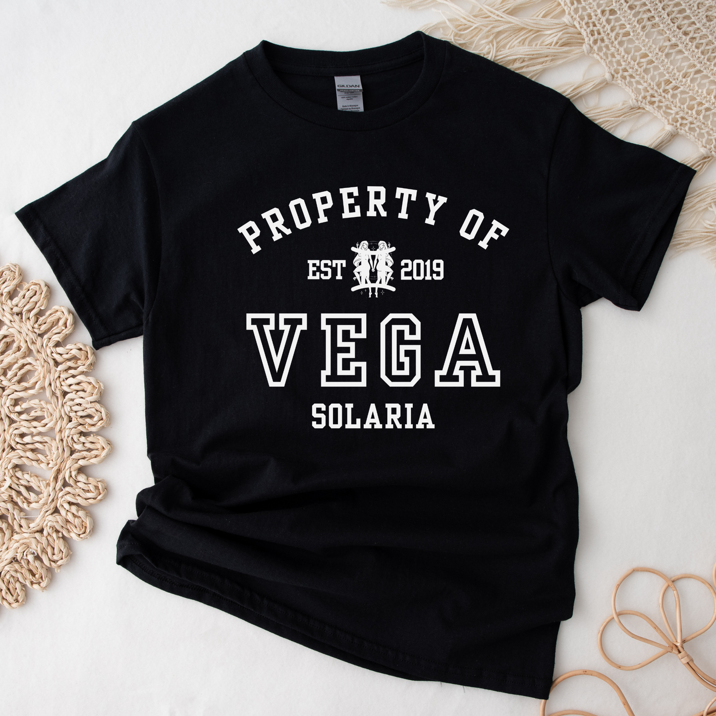 ZA Property Of Vega Collegiate Tory Darcy T-shirt Zodiac Academy Merch Classic Unisex Crewneck Tshirt