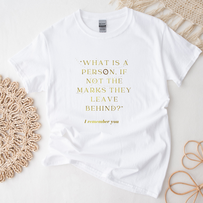 What is a Person If Not The Marks They Leave Behind? I Remember You Addie LaRue Merch Classic Unisex Crewneck T-shirt