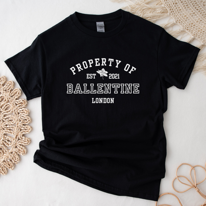 Property Of BJ Ballentine Magnolia Parks Book Boyfriend Merch Classic Fit Black Unisex Crewneck T-shirt