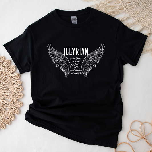 ACOTAR Illyrian Rhysand Cassian Azriel | Impressive Wingspan T-shirt Sarah J Maas Licensed Classic Unisex Crewneck T-shirt