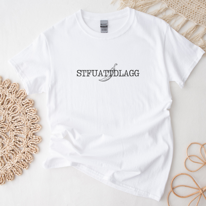 STFUATTDLAGG Dark Romance Bookish Smut Spicy Book Bookish Merch Classic White Unisex Crewneck T-shirt