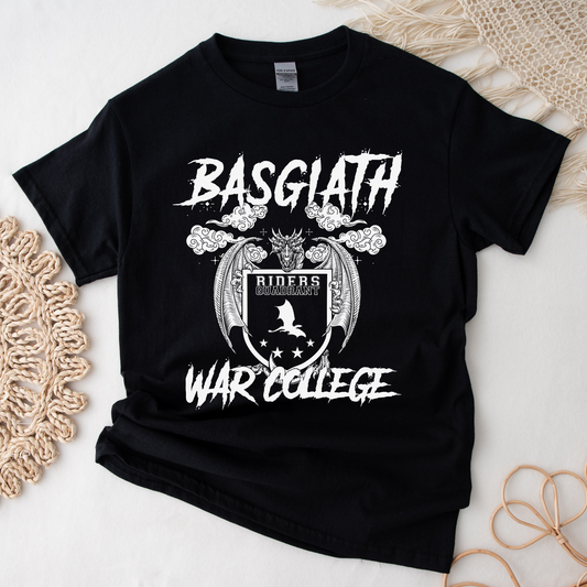 Basgiath War College Riders Quadrant Fourth Wing Iron Flame Merch Heavyweight Unisex Crewneck T-shirt