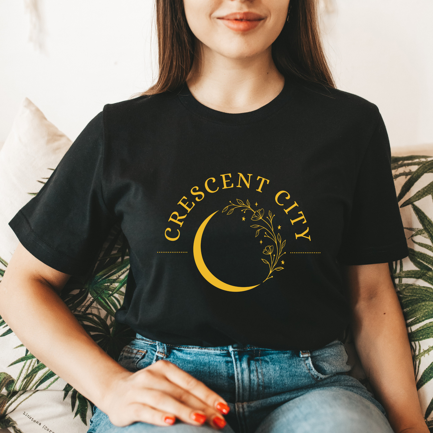 Crescent City T-Shirt HOSAB HOEAB SJM Licensed Merch Ruhn Danaan Bryce Hunt Athalar Bookish Booktok Classic Unisex Crewneck T-shirt