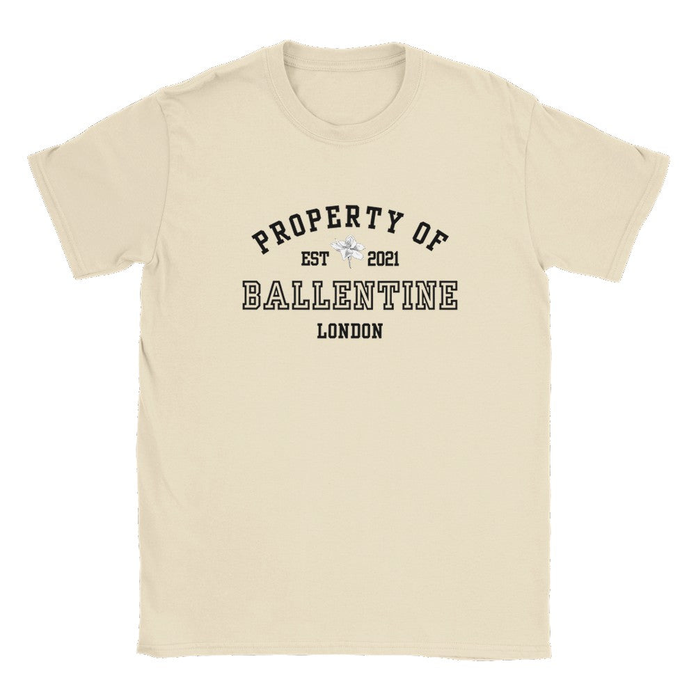 Property Of BJ Ballentine Magnolia Parks Daisy Haites Book Boyfriend Merch Classic Fit White Unisex Crewneck T-shirt