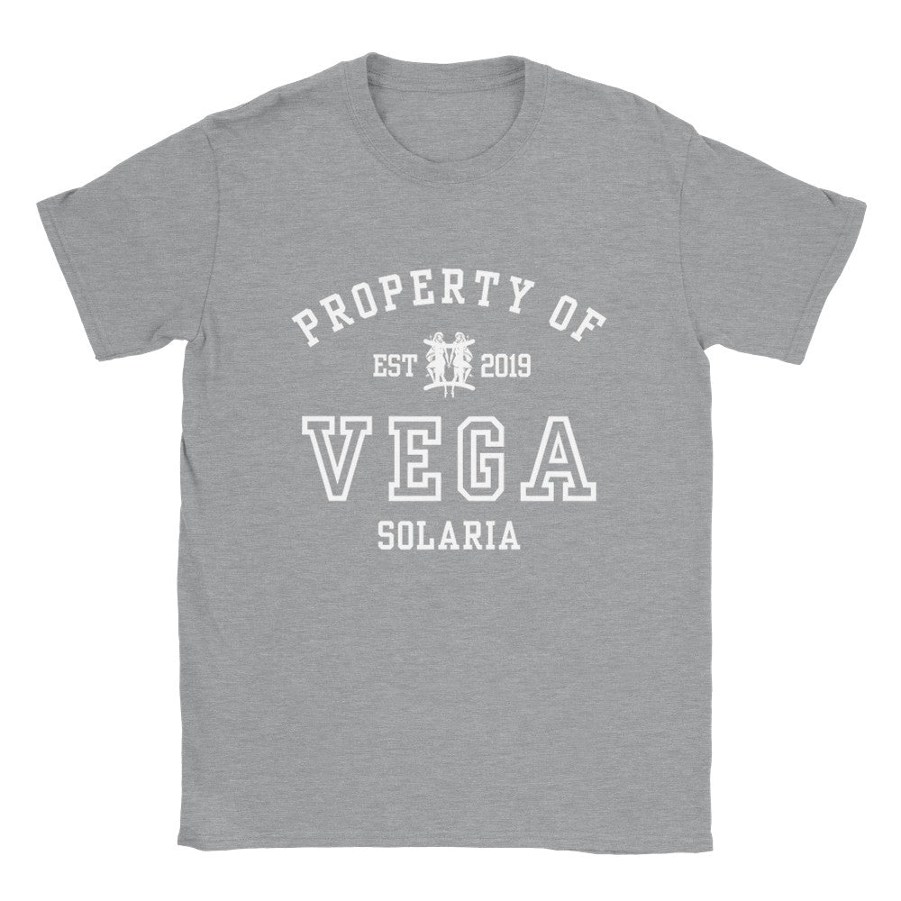 ZA Property Of Vega Collegiate Tory Darcy T-shirt Zodiac Academy Merch Classic Unisex Crewneck Tshirt