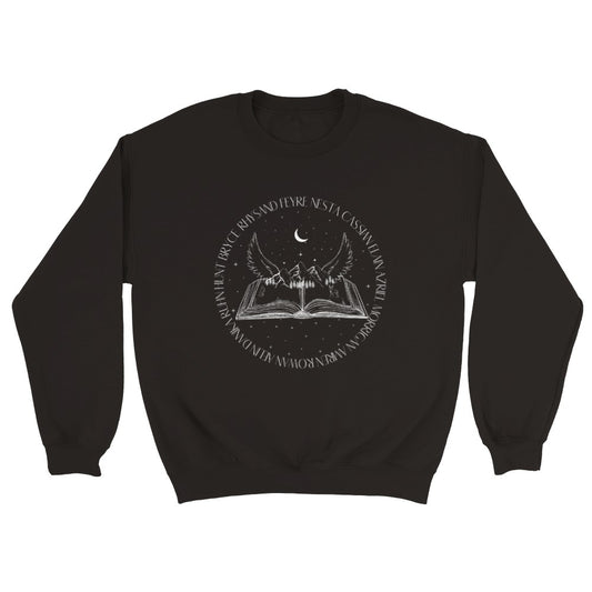 SJM Universe Character Sweatshirt Throne of Glass, ACOTAR Crescent City SJM Licensed Classic Unisex Pullover Crewneck