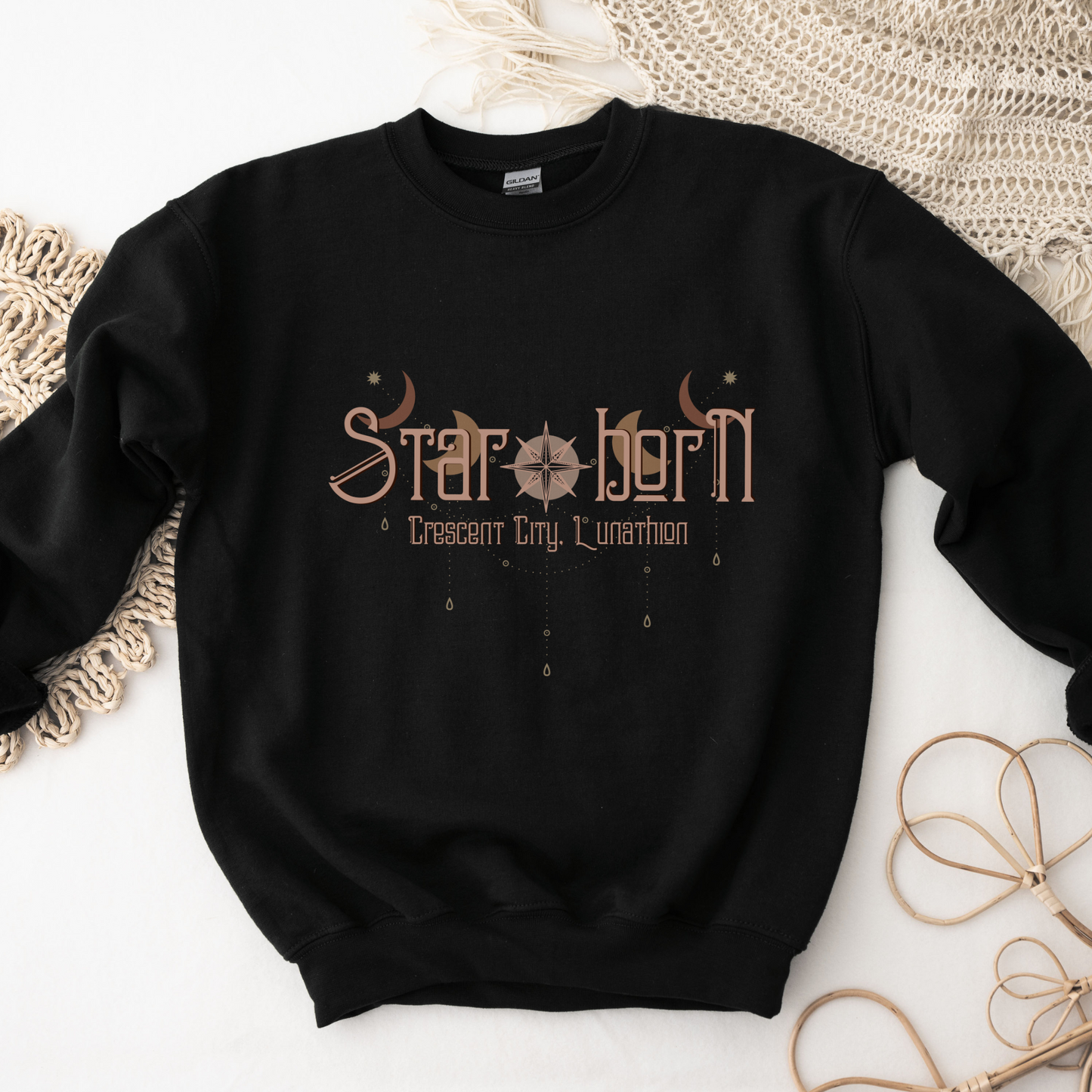 Star Born Sweatshirt Bryce Quinlan HOEAB HOSAB SJM Licensed Merch Booktok Bookish Gift Acotar Throne of Glass Classic Unisex Crewneck