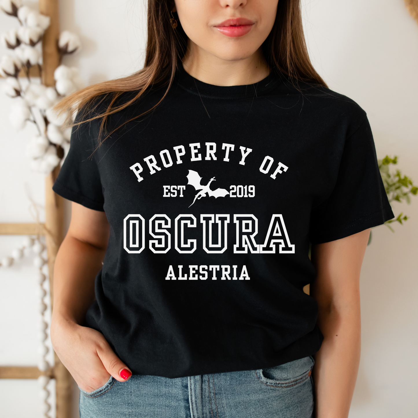 Ruthless Boys Property Of Dante Oscura Collegiate T-shirt Zodiac Academy Merch Classic Unisex Crewneck Tshirt