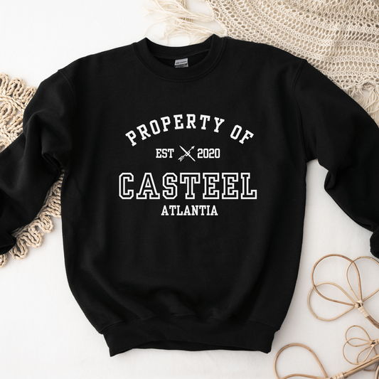 From Blood and Ash Property Of Casteel Daneer Collegiate Sweatshirt Atlantia JLA FBAA Merch Classic Unisex Crewneck Sweatshirt