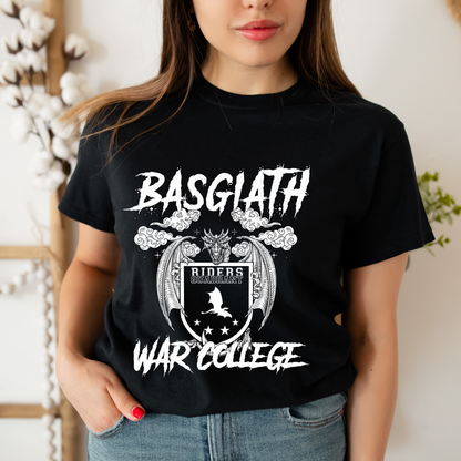 Basgiath War College Riders Quadrant Fourth Wing Iron Flame Merch Heavyweight Unisex Crewneck T-shirt