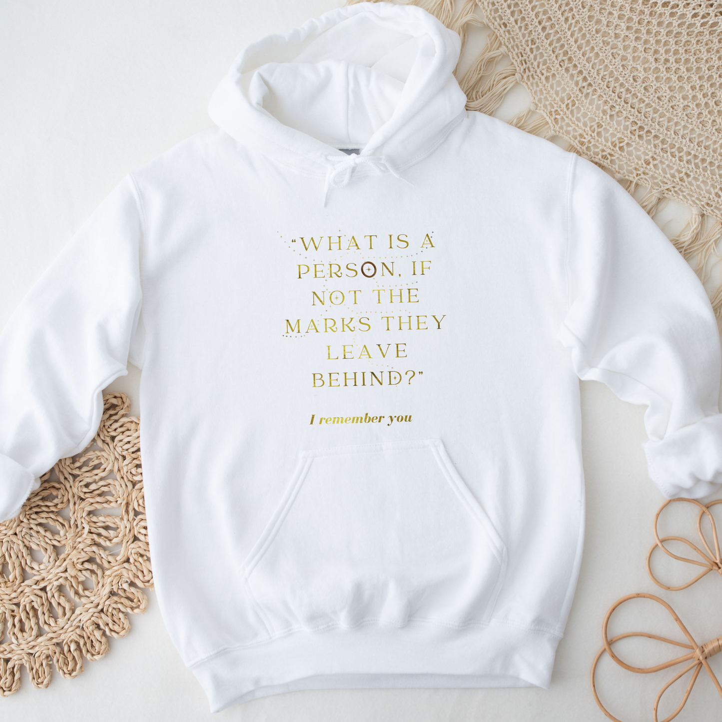 What is a Person If Not The Marks They Leave Behind? I Remember You Addie LaRue Classic Unisex Pullover Hoodie