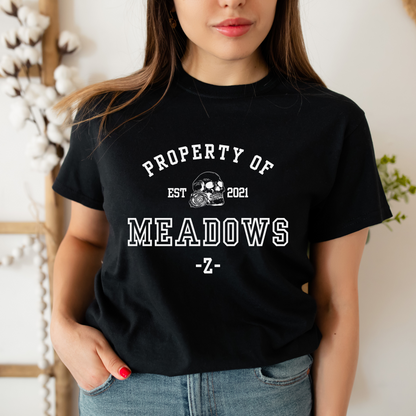 Haunting Adeline Property Of Zade Meadows Collegiate T-shirt Cat and Mouse HD Carlton Merch Classic Unisex Crewneck Tshirt