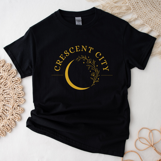 Crescent City T-Shirt HOSAB HOEAB SJM Licensed Merch Ruhn Danaan Bryce Hunt Athalar Bookish Booktok Classic Unisex Crewneck T-shirt