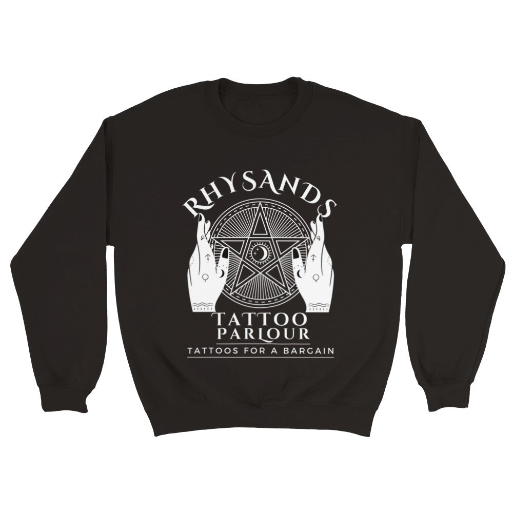 ACOTAR Rhysand&#39;s Tattoo Parlour Night Court Jumper Gift Sarah J Maas ACOMAF Feyre Sweatshirt Unisex