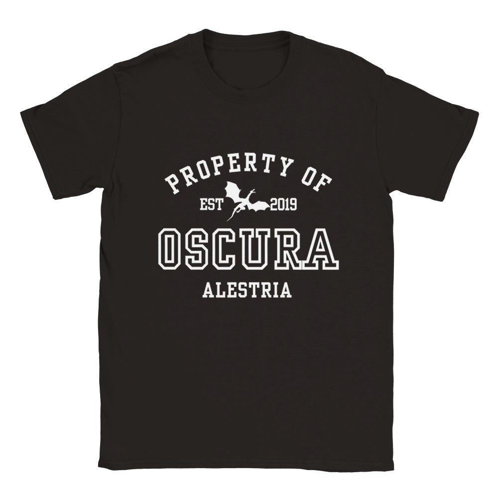 Ruthless Boys Property Of Dante Oscura Collegiate T-shirt Zodiac Academy Merch Classic Unisex Crewneck Tshirt