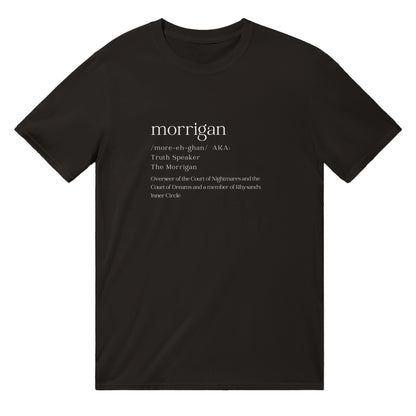 ACOTAR Morrigan Dictionary Truth Speaker Night Court T-shirt Bookish Booktok Merch Velaris Unisex Oversized Crewneck Tee