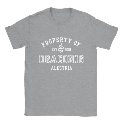 Ruthless Boys Property Of Ryder Draconis Collegiate T-shirt Zodiac Academy Merch Classic Unisex Crewneck Tshirt