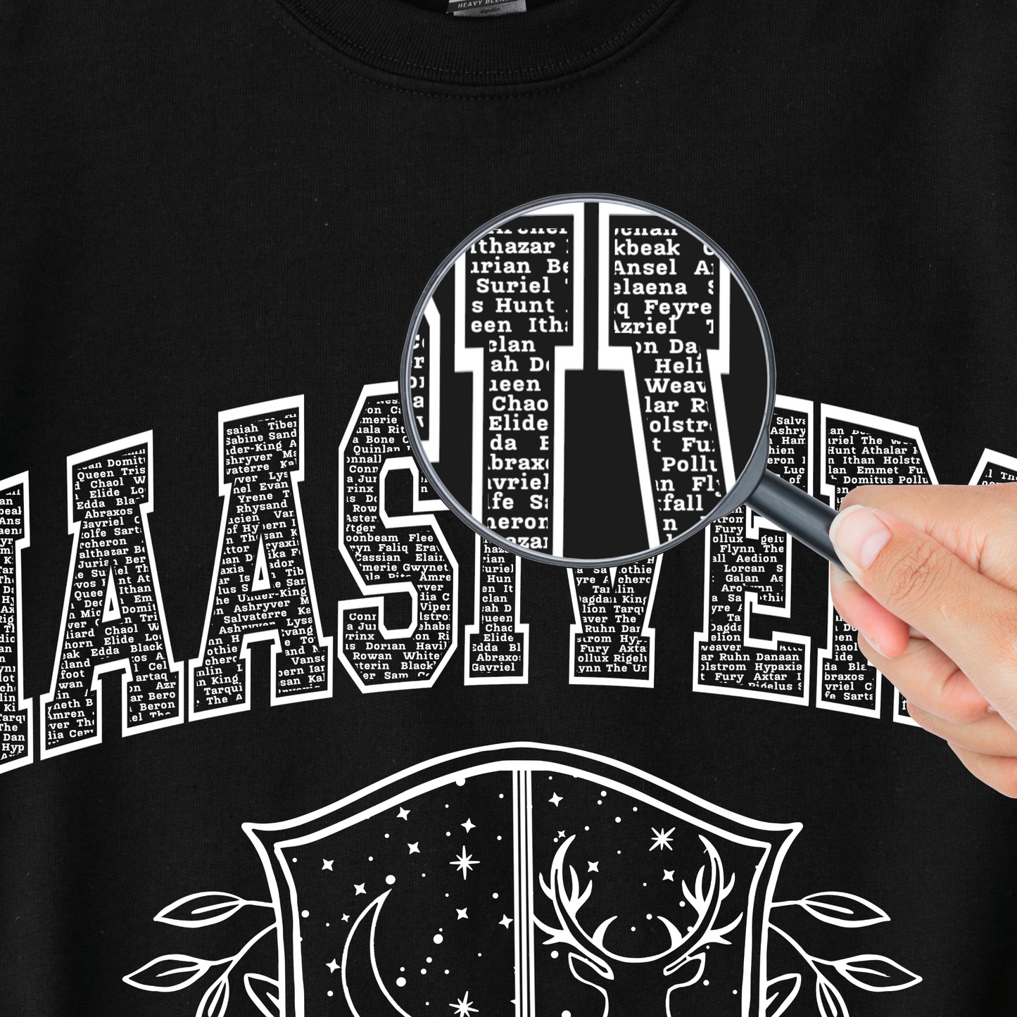 Maasiverse - SJM Universe Character Sweatshirt Throne of Glass, ACOTAR Crescent City SJM Licensed Classic Unisex Crewneck