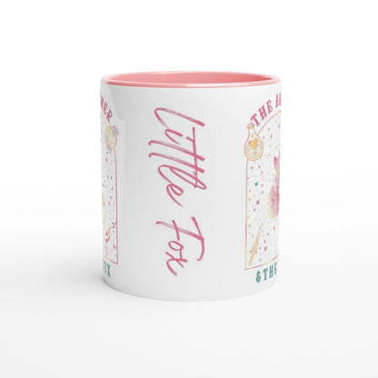 The Ballad of the Archer and the Fox Once Upon a Broken Heart Evangeline Fox Jacks Prince of Hearts Pink & White 11oz Ceramic Mug