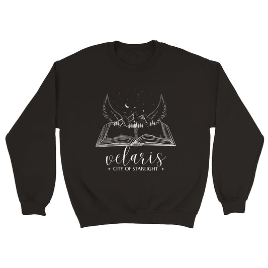 ACOTAR Velaris City of Starlight Sweatshirt, SJM Licensed Bookish BOOKTOK Jumper, Rhysand, Night Court Classic Unisex Crewneck Sweatshirt