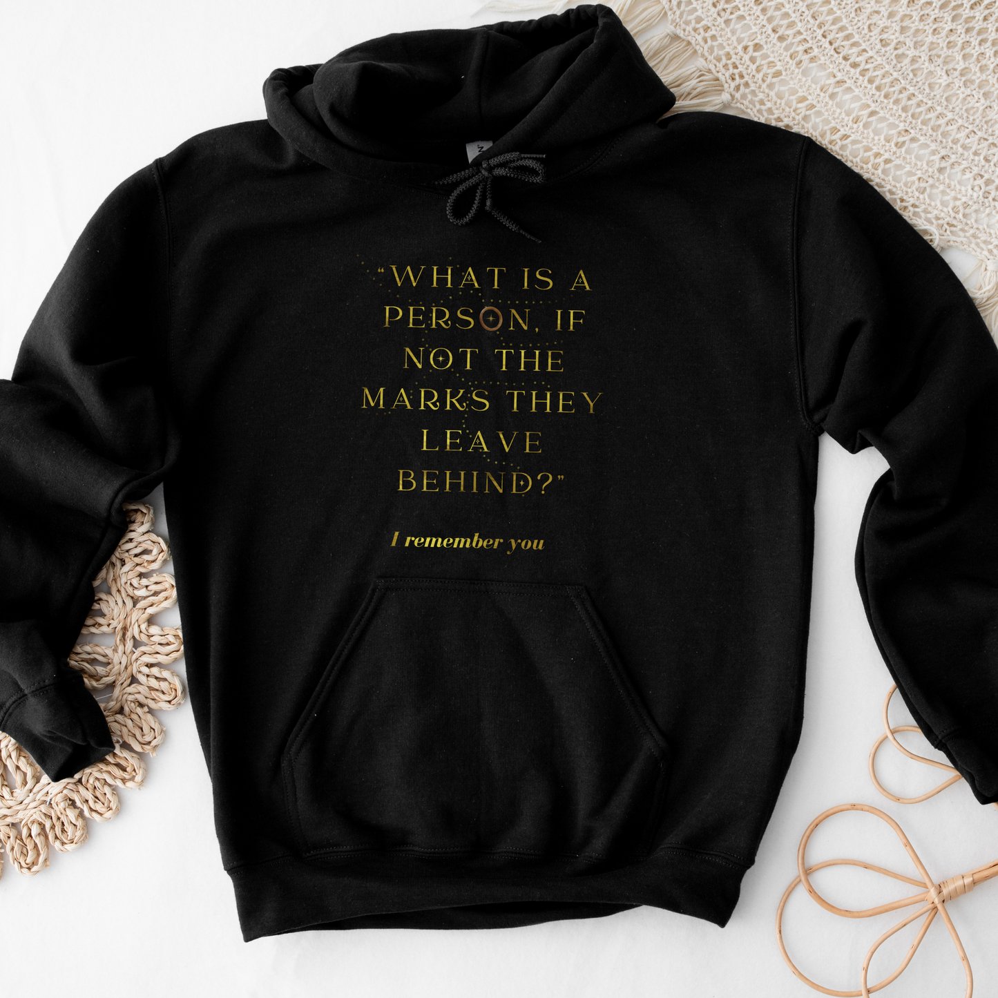 What is a Person If Not The Marks They Leave Behind? I Remember You Addie LaRue Classic Unisex Pullover Hoodie