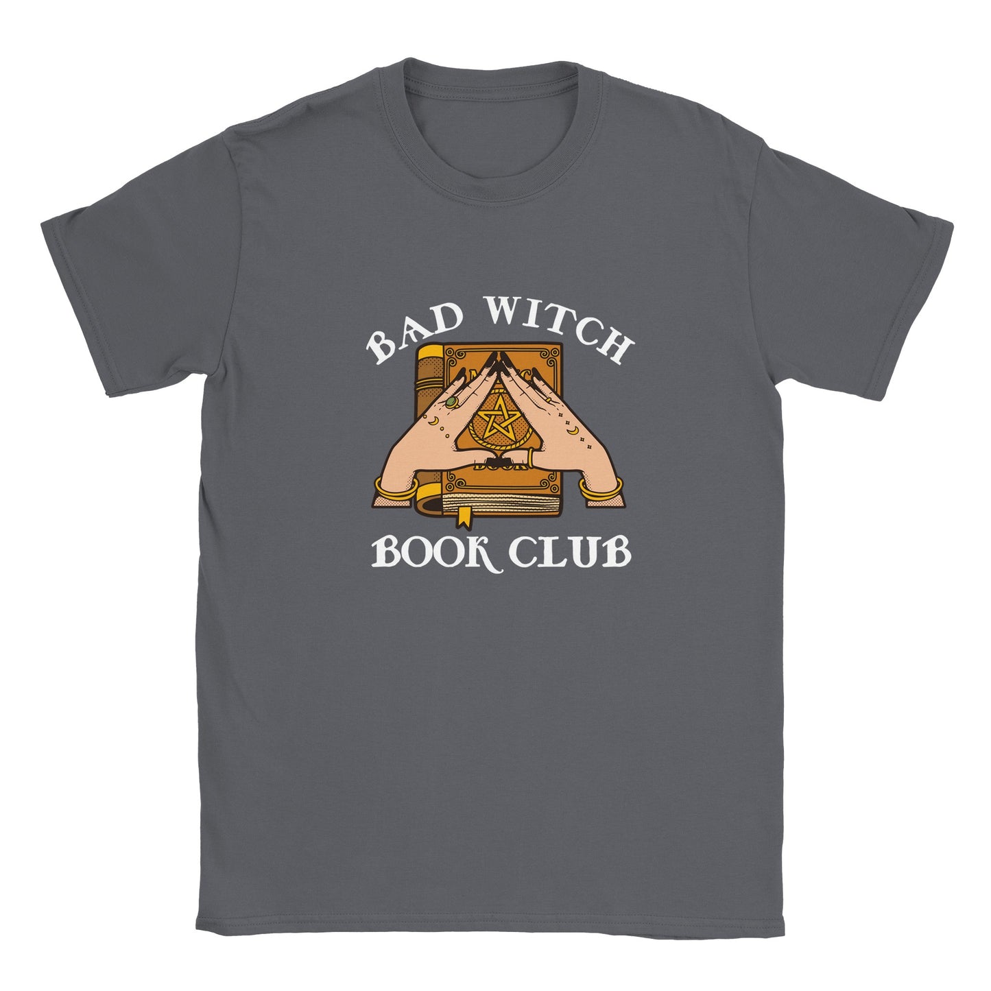 Bad Witch Book Club Halloween Fall Autumn Shirt Bookish Merch Book Lover Gifts Dark Classic Unisex Crewneck T-shirt