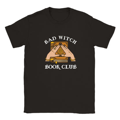 Bad Witch Book Club Halloween Fall Autumn Shirt Bookish Merch Book Lover Gifts Dark Classic Unisex Crewneck T-shirt