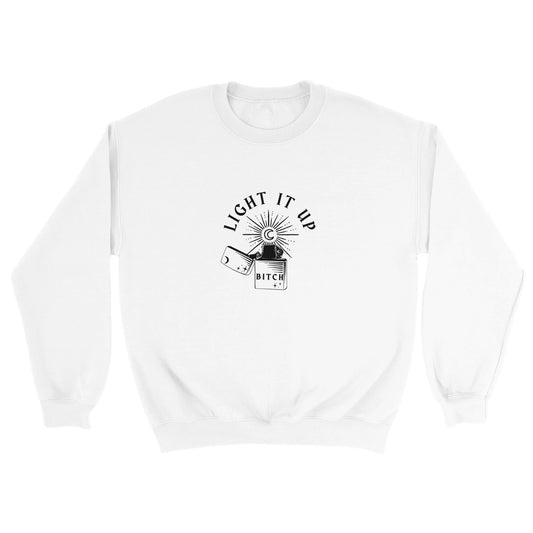 HOEAB Light It Up Danika Bryce Crescent City White Sweatshirt HOSAB SJM Licensed Jumper Crewneck Acotar Bookish Booktok Ruhn Hunt