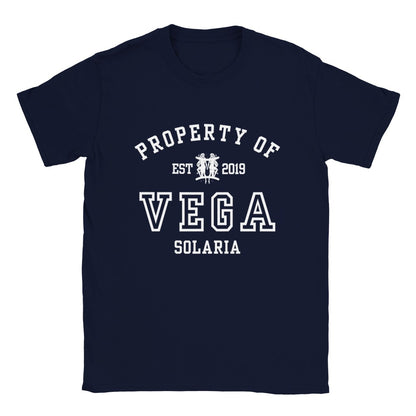 ZA Property Of Vega Collegiate Tory Darcy T-shirt Zodiac Academy Merch Classic Unisex Crewneck Tshirt