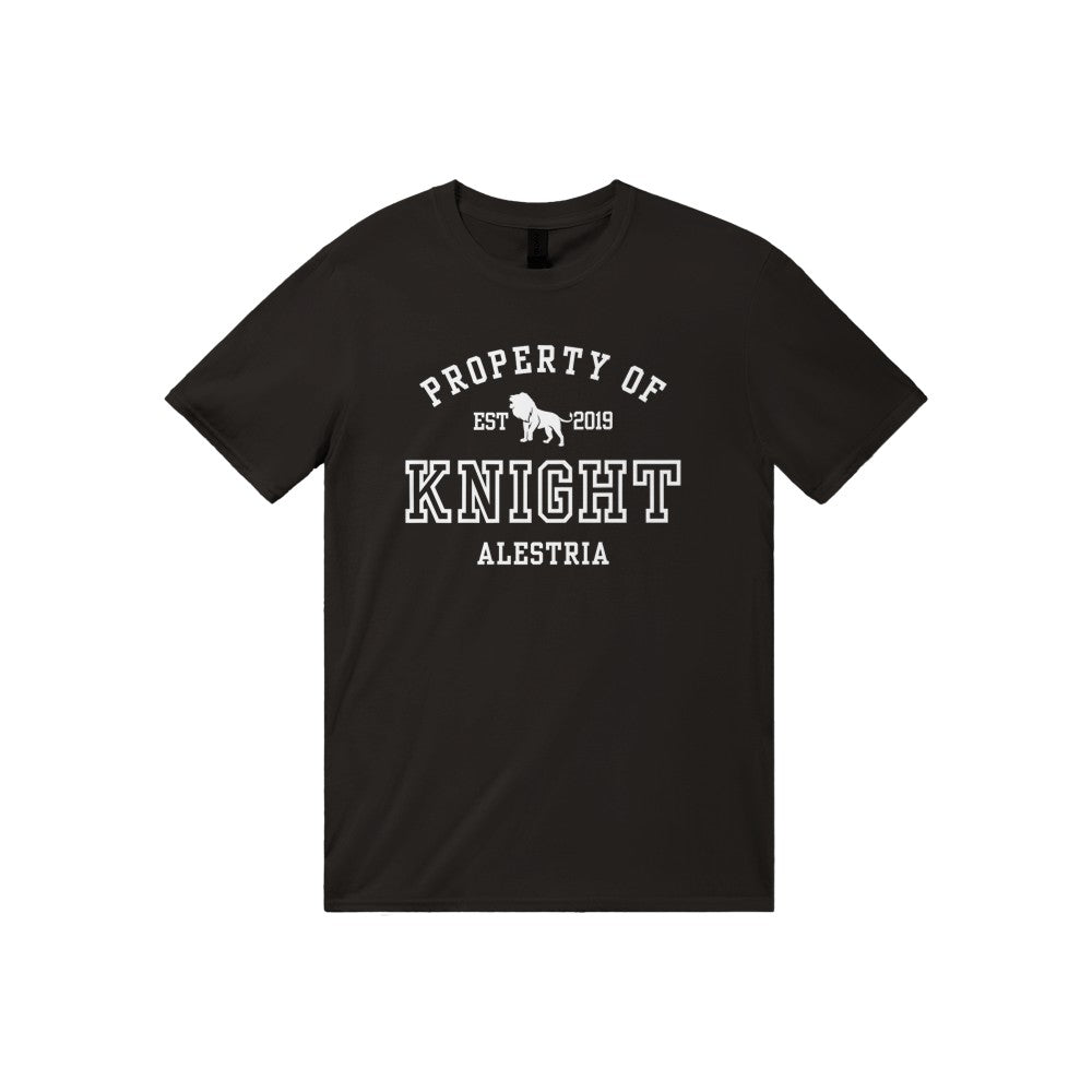 Ruthless Boys Property Of Leon Knight Collegiate T-shirt Zodiac Academy Merch Classic Unisex Crewneck Tshirt