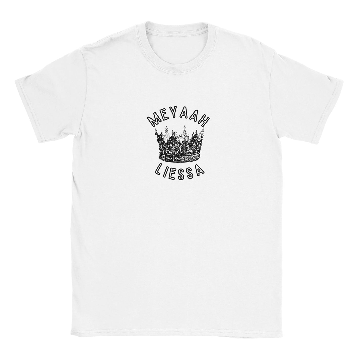 Meyaah Liessa From Blood And Ash ASITE ALITF Casteel Hello Princess Murderous Little Creature FBAA Poppy Unisex White Crewneck T-shirt